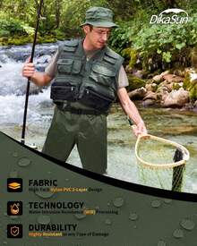 Waterproof Fishing Waders For Men Women,Chest Wader With Boots For Duck Hunting & Fly Fishing| Lightweight Bootfoot Waders,US Size,Dark Green - Dark Green - View 7