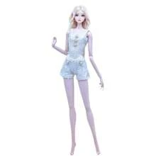 1 套手工制作时尚娃娃衣服，适合 11.5 英寸娃娃时尚紧身裤，1/6 娃娃服装，娃娃配饰，30 厘米娃娃裙（不包括娃娃）