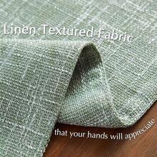 JINCHAN Linen Floral Fall Placemats Set Of 4 Cloth Table Mats Rustic Cottagecore Jacobean Outdoor Seasonal For Kitchen Dining Table Decor Non-Slip Washable Tablemats 13x19 Inch Green - 粗麻布 | 綠色 - 查看 5