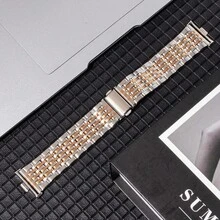 适用于 Redmi Watch 5/4 的金属表带 不锈钢手链腕带 兼容小米手环 9 Pro/适用于小米手环 8 Pro 腰带配件 - Compatible With Xiaomi Watch4/5/8P/9P - 查看 15