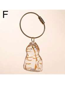 1 件透明猫毛纪念品胶囊，宠物毛发存储钥匙扣，带有金项圈设计的可爱猫形纪念容器，密封的宠物毛皮存储，用于 DIY 纪念吊坠，送给猫爱好者和宠物损失同情的礼物，记住心爱宠物的理想选择，宠物配饰，独特的个性化宠物配饰 - 彩色 - 查看 16