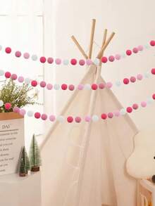 24 قطعة / عبوة من الكرات الملونة الوردية والزرقاء، مناسبة لديكور إكاليل الأعياد والحفلات والمنزل والكريسماس وعيد الحب ورأس السنة - متعدد الألوان - مشاهدة 2