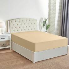 Mellanni King Fitted Sheet - Iconic Bedding Sheets With Up To 16 Inch Deep Pocket - Soft & Cooling - Fade & Stain Resistant - 1 PC (King, Light Blue) - 米色 - 查看 3
