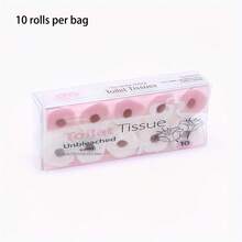 10 Rolls Miniature Paper Towel, Mixed Color, Paper Material, Removable Roll Paper Props Model For Dollhouse Miniature Home Scene DIY Small Parts - Multicolor - View 12