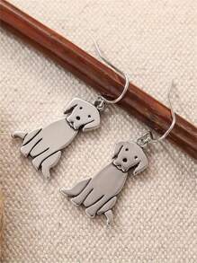 Casual Minimalism Unique Cute Vintage Labrador Retriever Earrings For Woman Daily Beach Vacation Music Festival Party ,Gift For Her
