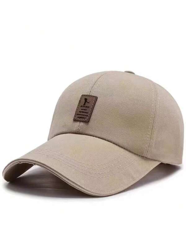 Baseball Cap For Men, Autumn Winter Warm Baseball Cap Sunshade Sun Resistant Canvas Outdoor Wide Brim Hat, Versatile Unisex