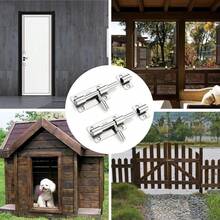 Barrel Bolt Latch, Sliding Door Latch Lock, 304 Stainless Steel Thickened, Slide Bolt Latch With Screws