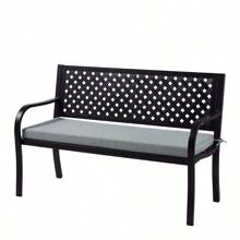 18x48x2.5 Inch Premium Gray Outdoor Bench Cushion, Durable Foam Core Support + Tie Down Securement Design, Waterproof Fabric Soap And Water Cleanable, 2.5 Inch Thickened To Enhance Outdoor Seating Comfort, Patio, Deck Adaptable, Local Quick Delivery!