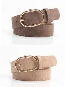 1 chiếc thắt lưng hình elip cổ điển, đa năng, thường ngày dành cho nữ, mùa hè, mùa thu, mùa lễ hội Halloween - Nhiều màu - Xem 17