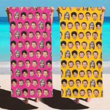 1 Piece Of Custom-Named Beach Towel, Striped Pattern Beach Blanket, Super Absorbent Quick-Drying Swimming Towel, Very Suitable For Beach Swimming, Outdoor Camping And Traveling, Ideal Beach Essential Item,Personalized Towels, Custom Gifts, Custom Beach Towels, Photo Beach Towels