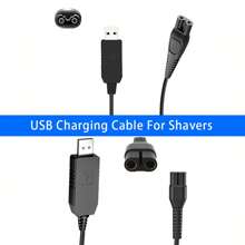 1pc Electric Shaver USB Charger For Series 3000 5000 7000 9000/Oneblade QP2520 QP2620 RQ320 RQ328 RQ330 RQ331 RQ338 RQ350