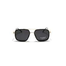 Unisex Fashion Double Beam Sunglasses For Back To School & Travel – Geometric Frame Sun Protection Glasses With Lightweight TR90 Material# 4