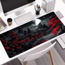 Bai Yue Gu Lou Extra Large Mouse Pad, Gaming Desk Mat, Big Size Keyboard Pad, Washable, Anti-Slip Rubber Base, Locked Edges, Gift Mouse Pad, Desktop Protector, Study Desk Mat, Multiple Sizes Available, Computer Keyboard Pad, Laptop Pad, School Supplies,Back To School