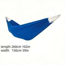 Canvas Hammock With Anti-Tipping Design, Outdoor Swing Chair For Two People School Supplies,Back To School - Multicolor - View 10