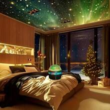 [Aurora | LED Mood] Aurora LED Mood Projection Light | RGB Remote Control, Galaxy Star Projector, Bedroom Night Light Projector | Adult Room Home Theater, Ceiling, Gift Decoration, Camping, Wedding Decoration, Amazing Projection Light Gift, Holiday Party
