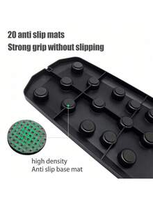 2/3 件多功能家用健身器材，符合人体工程学的俯卧撑训练板，可增强胸部和肩部力量，可折叠便携式健身训练板，非电动 PP 材质，28 孔多用途俯卧撑板 - 彩色 - 查看 5