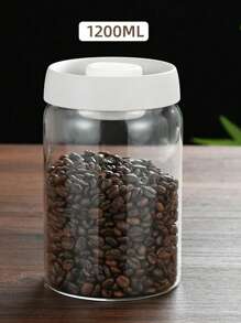 4/2/1pcs Vacuum Sealed Jars, Coffee Bean Storage Bottles, Kitchen Food, Grains, Tea Leaves, Glass Jars, Airtight Containers, Kitchen Accessories, Fresh Storage Jars, Kitchen Supplies, Glass Storage Containers, Coffee Bean Vacuum Sealed Glass Jars, Pressure Pump Storage Jars, Moisture-Proof Storage Jars, Moisture-Proof Vacuum Press Glass Jars, Suitable For Coffee Beans, Nuts, Kitchen Organization And Storage, Gift For Mom, Mother's Day Gift, Gift For Friends, Holiday Gift