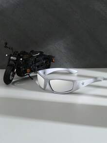 1副男士骑行运动时尚镂空五角星嘻哈时尚眼镜 - 彩色 - 查看 4