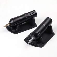 Suporte para caneta de tatuagem, suporte para máquina de tatuagem, suporte para exposição de tatuagem - simples e prático com base de silicone de aderência segura para manter as ferramentas organizadas, acessórios essenciais de estúdio para tatuadores