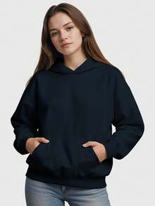 Teen Girls Sweatshirts - Azul Marino - Ver 2