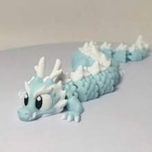Estatua de dragón impresa en 3D, con articulaciones móviles, modelo de dragón de colección de escritorio, un regalo perfecto para la gente.