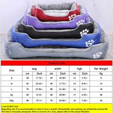 XXL Pet Bed Sofa Soft Washable Autumn Winter Warm Plush Big Cat Dog Beds For Large Dogs Pet Home Supplies Best Selling Products