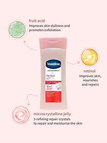 1 Bottle 100ml Vaseline Fruit Acid Body Lotion, Exfoliating, Brightening, Moisturizing. Compound Fruit Acid + Ceramide, Gentle Exfoliating And Nourishing Body Cream For Rough, Bumpy Skin - Body Lotion 100ml Fruit Acid - View 3