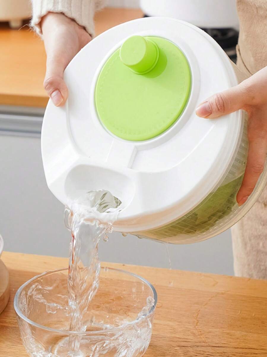 Ensaladera multifuncional, rebanadora de verduras con canasta escurridora. Fácil de cocinar y limpiar, prolonga la vida útil de los utensilios de cocina. Un regalo ideal y fácil de lavar a mano.