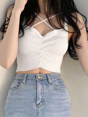 2025 春夏新款女装时尚休闲百搭吊带背心套装