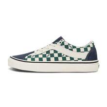 Vans Men's And Women's Bold NI Green And White Checkered Athletic Casual Shoes Low-Top Sneakers Canvas Shoes VN0A3WLP5E1 - Green - View 4