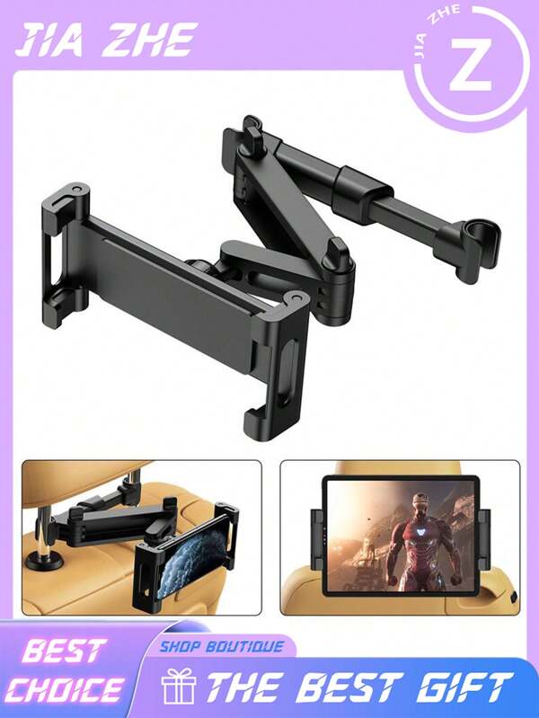 Car Rear Headrest Tablet Phone Holder, Compatible With Tablets,Car Bracket,Mobile Phone Suction Cup, Mobile Phone Accessories,Car Storage, Suitable For 11.94-32.77 Cm Devices, Safe And Adjustable Support, Suitable For Road Travel,Suitable For Mobile Phones And Tablets. For Women Storage Organizer Travel Essentials Back To School Dormitory Storage