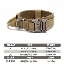 1件装大型狗项圈，一款时尚实用的可调节训练项圈，可与牵引绳或链子搭配使用。军绿色，适合遛狗、训练和外出。是爱狗人士的最佳复活节和圣诞节礼物。