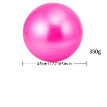 1 个大号瑜伽球，适用于室内瑜伽、平衡训练、加厚、防爆、表面光滑瑜伽球、健身球、孕妇分娩球、成人舞蹈平衡训练器 - 彩色 - 查看 9