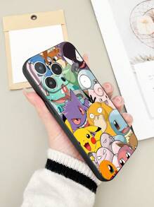 Takara Tomy 1pc Minimalist High Transparency Phone Soft Case, Colorful Anime Elf Graphic Printed TPU Protective Cover Fit For IPhone 16 Pro Max, Galaxy S25 Ultra, Redmi 14C, Moto E22, Pixel 6a 5G