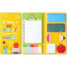 Teacher's Day Theme Sticky Note Combination, Cute School Theme, Account Stickers, Cartoon Sticky Notes