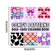 Komfortable Muster: Coco Malbuch für Erwachsene und Kinder, kräftig und einfach, schlichte und große Designs zum Entspannen mit wunderschönen, gemütlichen Mustern und Mandalas (Kräftig & Einfach Zum Ausmalen), Malbuch, Schulbedarf, Rückkehr zur Schule