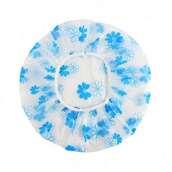Thickened Shower Cap Female Waterproof Bath Household Shower Dry Hair Cap Fast Universal Disposable PEVA Cross-Border Factory Back To School Fall Decor