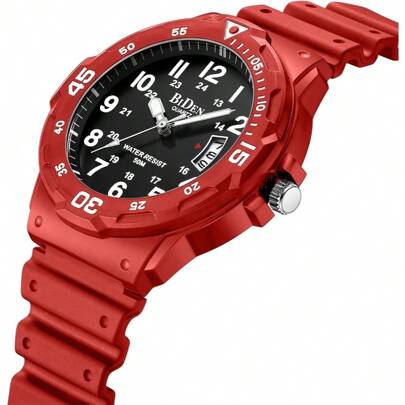 Local Shipping 2025 New  Fashion WristwatchMens Watches Stainless Steel Waterproof Analog Quartz Watch For Men With Date Luminous