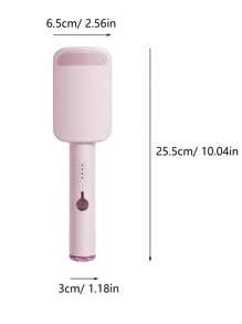 Curling Iron Hair Crimper Waver - 32mm Beach Waves Curling Wand, Deep Waver Hair Curler Tool With Ceramic 3 Barrel For Women, Dual Voltage, Anti-Scald, Easy To Use, Pink, 1.25 Inch