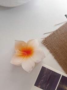 6 Pezzi Fermagli per capelli con fiore a 5 petali per donne, fermagli per capelli alla moda per vacanze al mare, per la parte posteriore della testa