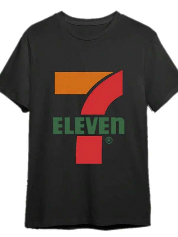 Plus Size -Eleven Logo T-Shirt Men Short Sleeved Printed T-Shirt Series Size L-3XL 4XL 5XL