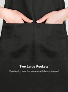 1pc Custom Apron Text And Personalized Photo, Waterproof Apron, Customized Funny Cooking Kitchen Apron, Customize Logo, Text, Chef Cook Apron, Ideal Gift For Valentine's Day, Father's Day, Mother's Day Birthdays, Anniversaries
