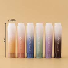 1 pieza / 2 piezas / 4 piezas Adhesivo en barra de alta viscosidad y color moraní, material escolar DIY y manualidades, adecuado para trabajos de oficina, regreso a la escuela, útiles escolares