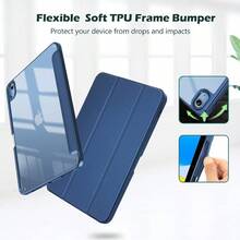 SBDBNProCase For IPad A16 11th Generation 11 Inch 2025 10th Generation 10.9 Inch 2022 Case With Pencil Holder Hybrid IPad 11 10 Case With Clear Back Supports Auto Wake Sleep Navy15hd - Navy - View 4