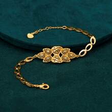 5pcs/Set Bowknot Style Necklace Scarf With Tassel, 18K Champagne Gold Plated Luxurious French Romantic Dubai Bridal Style, Fashion Wedding Party Gift For Lover, Mother, Sister