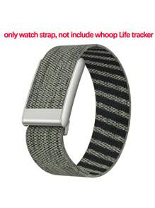 Bands For Whoop 5.0 - Replacement Nylon Knit Watch Strap Wristband With U-Shaped Metal Accessories ( NOT For Whoop 4.0)
