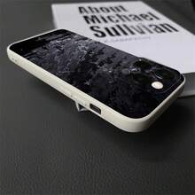 City Skyline Under Starry Night Cute Cartoon Protective Case For IPhone 16/15/14/13/12/11/X/XR/Xs/7/8/Plus/Pro/Pro Max, Scratch Resistant TPU, Ultra Thin Lightweight, Military Grade Protection, Perfect Summer Gift, With Camera Guard - Blue - View 2