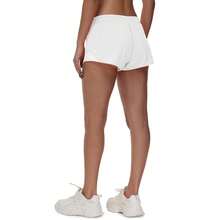 Shorts de running de tiro bajo para mujer de 6,35 cm: forro integrado, ligeros y de secado rápido con bolsillo de malla. - Blanco - Ver 5