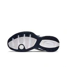 Nike White & Navy Suede Retro Classic Non-Slip Low-Top Casual Shoes For Men, Blue & White