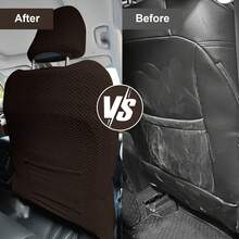 2PCS Car Front Seat Cover Car Seat Cover With Storage Pocket Washable Split Automotive Seat Cover Protector For Truck,Van ,SUV Seat Covers Front Kit Protector Washable Cover For All Car Models - Coffee Brown - View 7